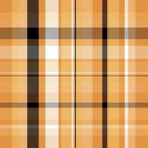 Terracotta Beige Tartan Plaid