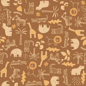 little Creatures co - wild one - safari - cinnamon brown