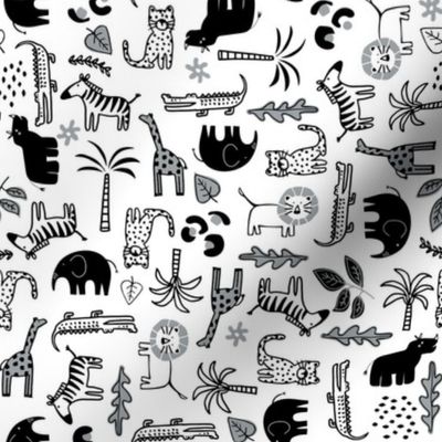 little Creatures co - wild one - safari - black and white