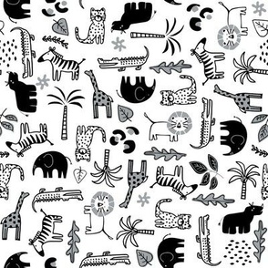 little Creatures co - wild one - safari - black and white