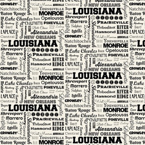 Louisiana cities, off-white 2