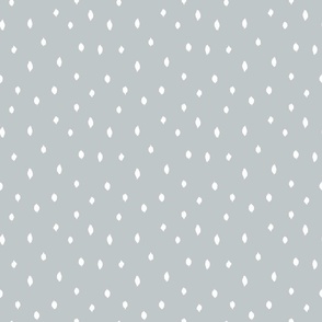 little Creatures co - freehand spots coordinate - soft grey