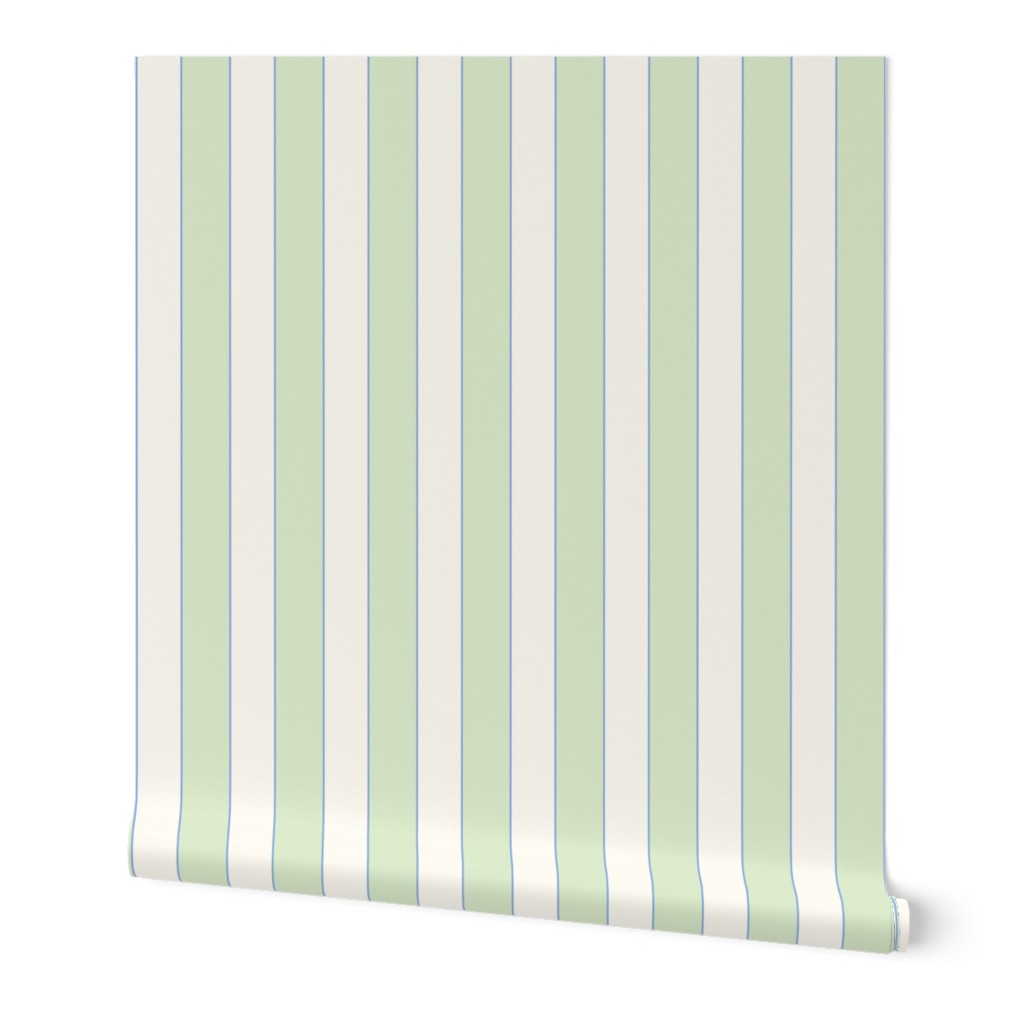 ESSEX STRIPE - ENGLISH GARDEN COLLECTION (GREEN)