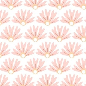 Sweet pink art deco flowers 