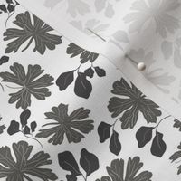 Black & White Floral Leaf Design #03 - Brighton Park