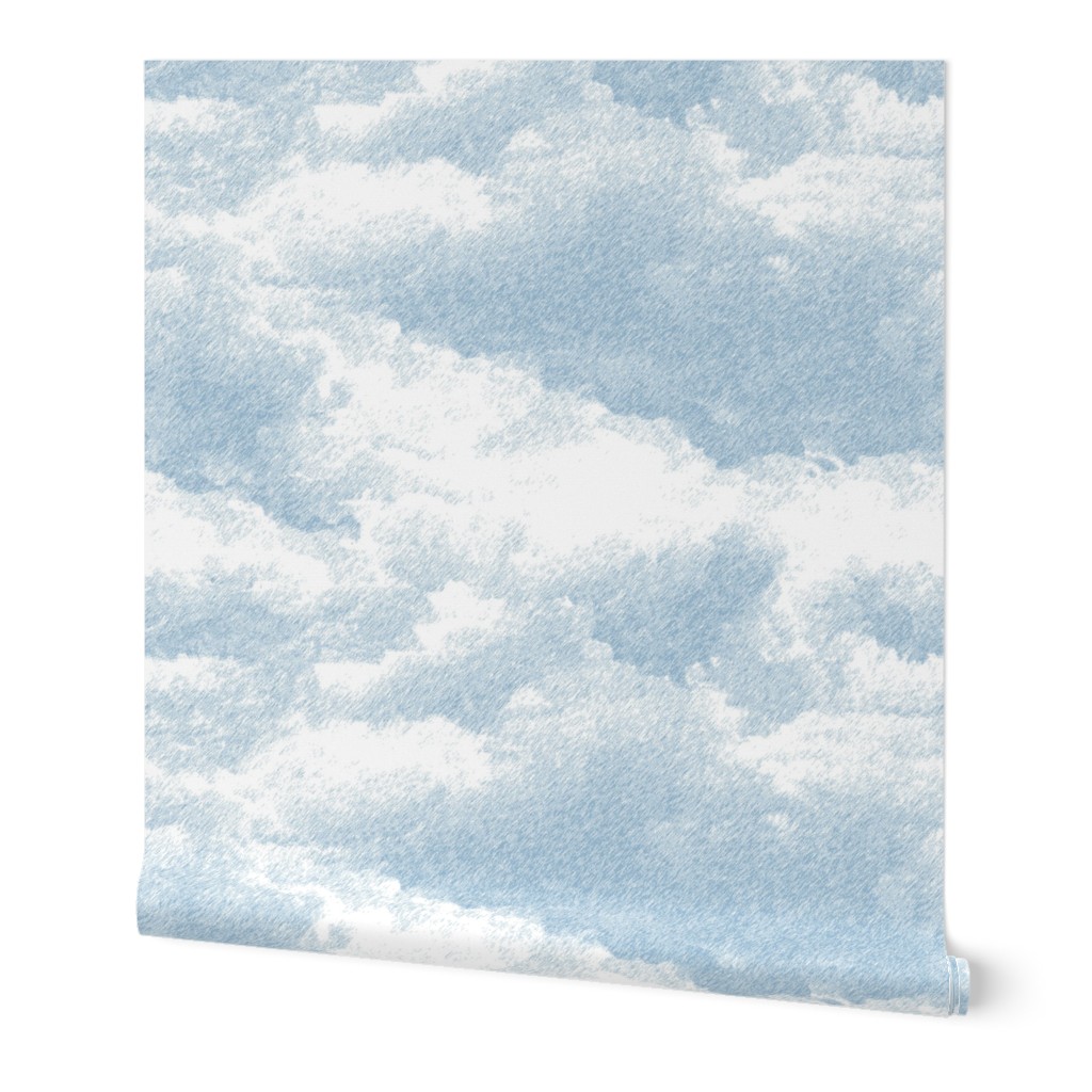 Pale blue clouds