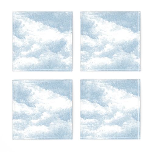 Pale blue clouds