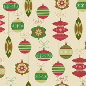 Retro Ornaments -Log Cabin