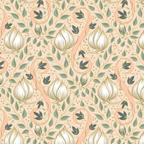 Art Nouveau -Waiting to Bloom | Small | Blush