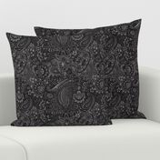 Paisley black and white 