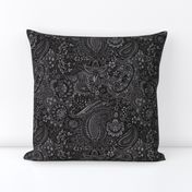 Paisley black and white 