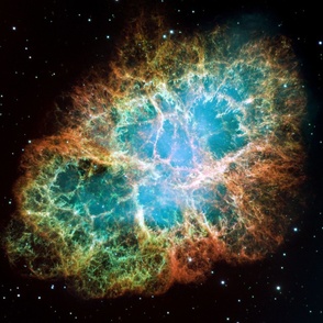 The Crab Nebula by NASA's Hubble Space Telescope