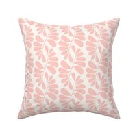 Pink palm leaves medium