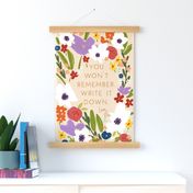 Modern Sayings Wall Hanging