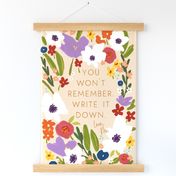 Modern Sayings Wall Hanging