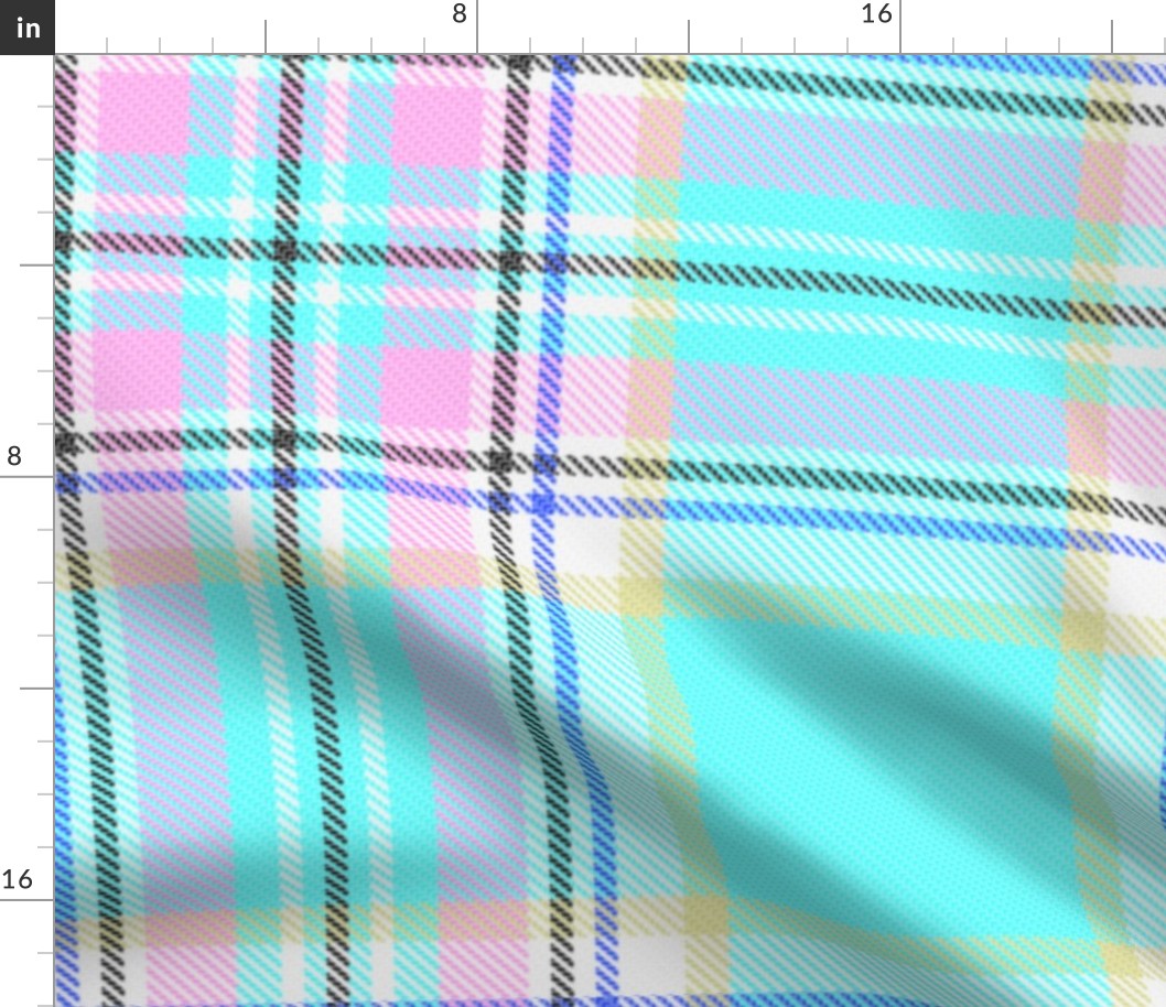 Large Royal Floridian Tartan Check Plaid