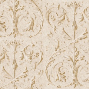 Renaissance Damask Acanthus Leaf