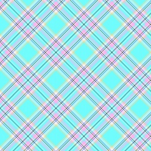 Florida Colors of the Sunshine State Pastel Large Pattern Tartan