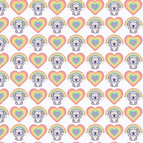 Rainbow Koalas – Purpleseamstress Fabric