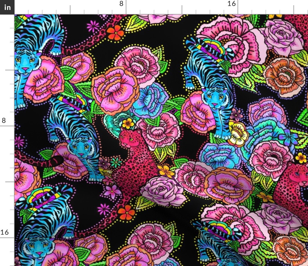 Neon Jungle Floral