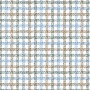 Painted Plaid - Calm - Itsy Bitsy Scale