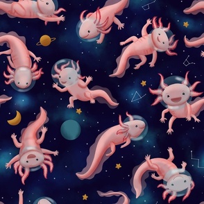 space axolotl medium