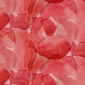 Watercolor Splotch // Red