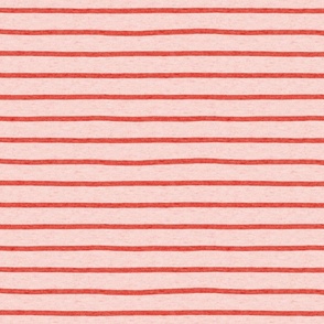 Red Stripes on Pink