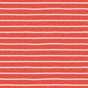 Pink Stripes on red