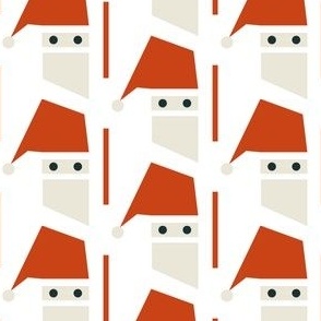 Modern Cute Gnome Beige Neutral Pattern Wrapping Paper Sheets