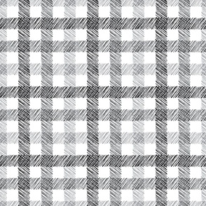 Painted Plaid - Grey - Reduced Scale