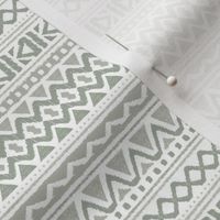 Sweet  winter christmas aztec mudcloth baby nursery texture design in neutral sage green on white