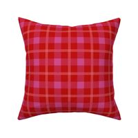 Wild west traditional retro gingham plaid design christmas texture tartan red pink