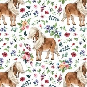 2.5" floral pony