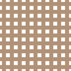1" checkers desert brown