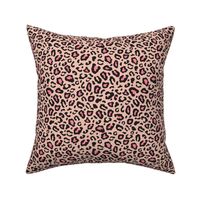 Animal print, leopard print, pink, black