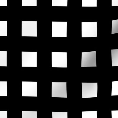 1" checkers on black