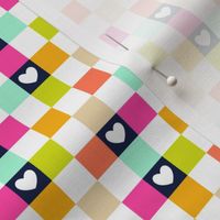 Checkered with Hearts (Lively)