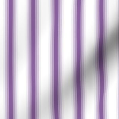 Orchid Wide Gradient Stripes on White