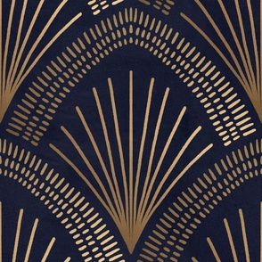 Gallina (gold and navy)