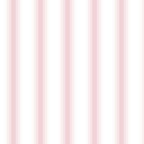 Cotton Candy Wide Gradient Stripes on White