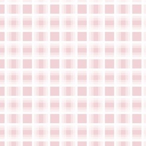 Cotton Candy and White Gradient Plaid