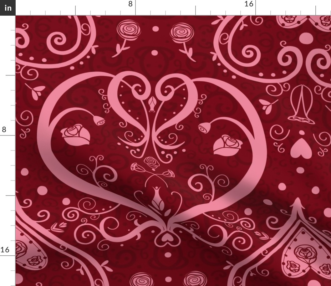 lovecore damask