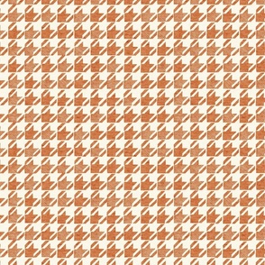 Houndstooth in Boho Brown and Cream