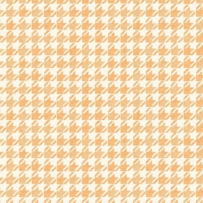 Houndstooth in Yellow and Cream