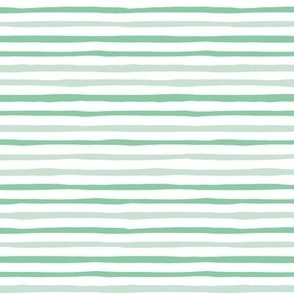 little Creatures co - coordinate freehand stripe - mint