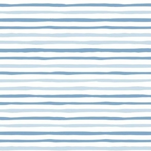 little Creatures co - coordinate freehand stripe - sky and soft blue