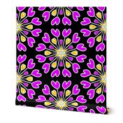 12 Valentine hearts lilac mango black trending current table runner tablecloth napkin placemat dining pillow duvet cover throw blanket curtain drape upholstery cushion duvet cover clothing shirt wallpaper fabric living home decor 