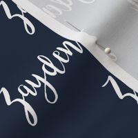 deep blue personalized name