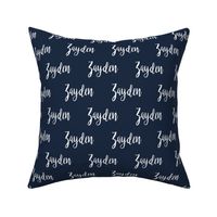 deep blue personalized name